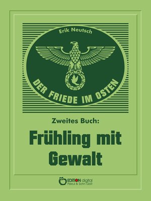 cover image of Der Friede im Osten. Zweites Buch